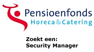 Vacature Pensioenfonds Horeca & Catering - Security Manager